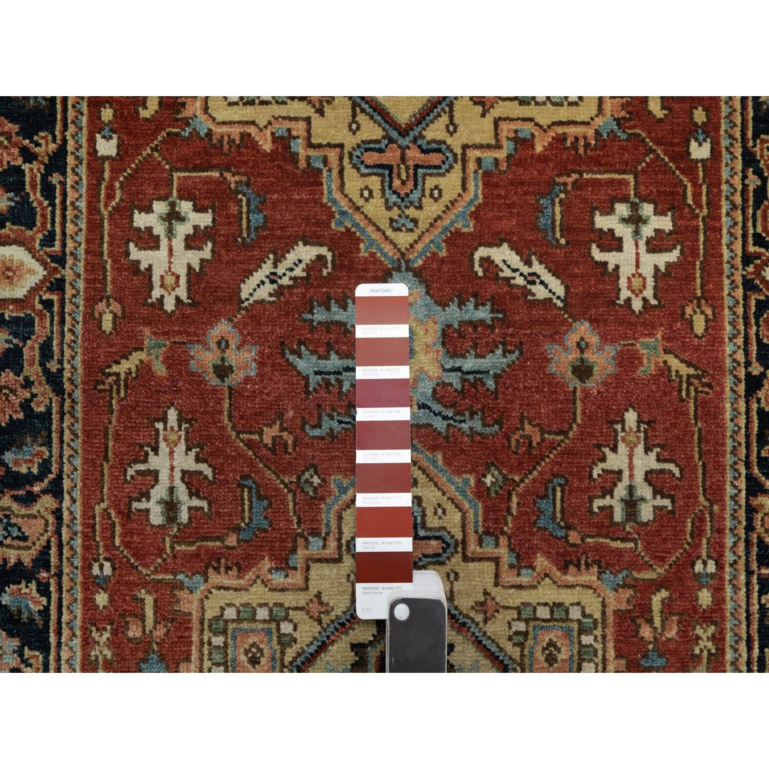 2'8" x 12'0" New Hand Knotted Red Wool Runner Oriental Rug - MOA10291252