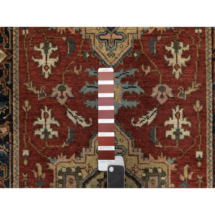 2'9" x 9'11" New Hand Knotted Red Wool Runner Oriental Rug - MOA10291254