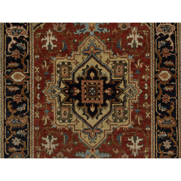 2'9" x 5'11" New Hand Knotted Red Wool Runner Oriental Rug - MOA10291262