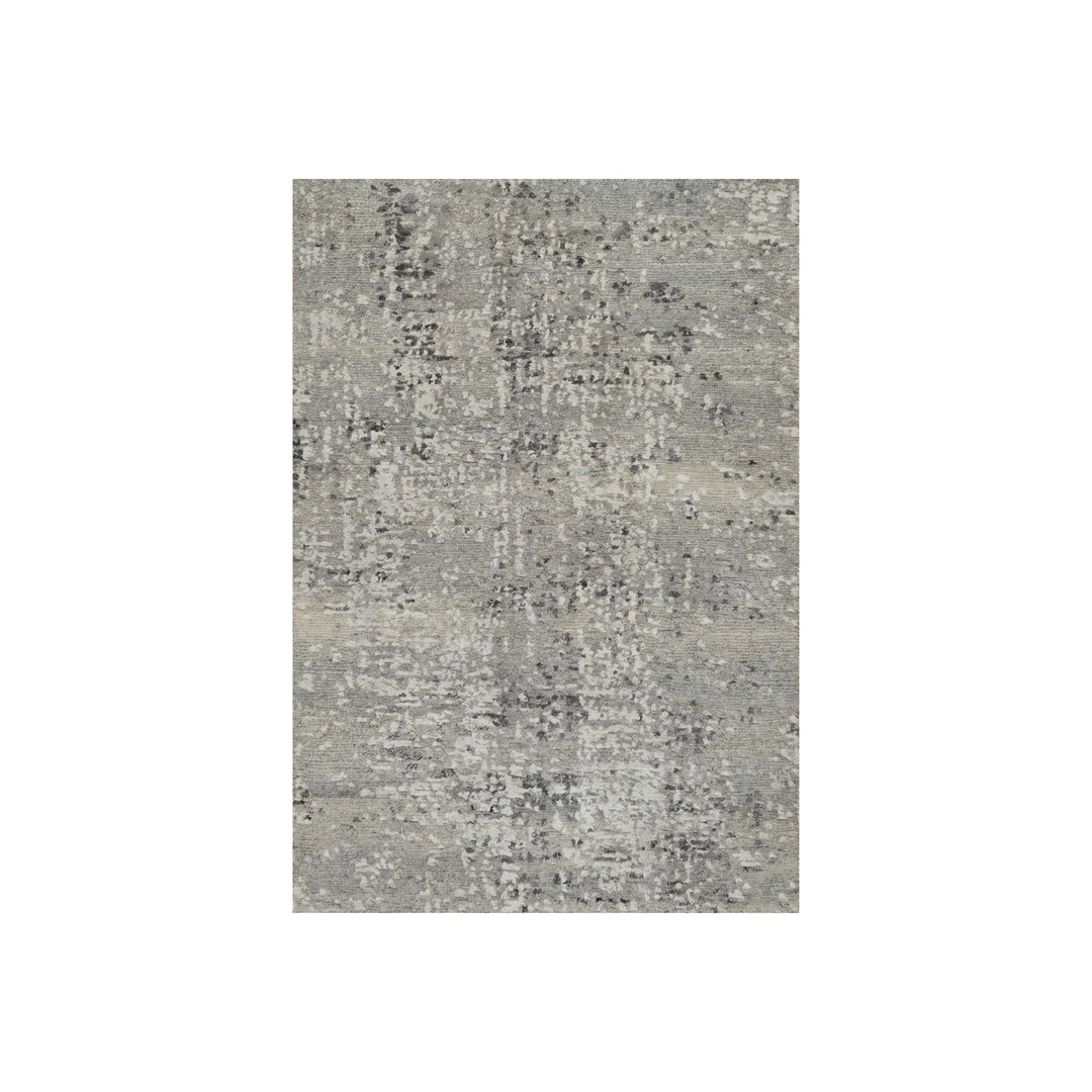 2'0" x 3'0" New Hand Knotted Grey Wool Rectangle Oriental Rug - MOA10291271