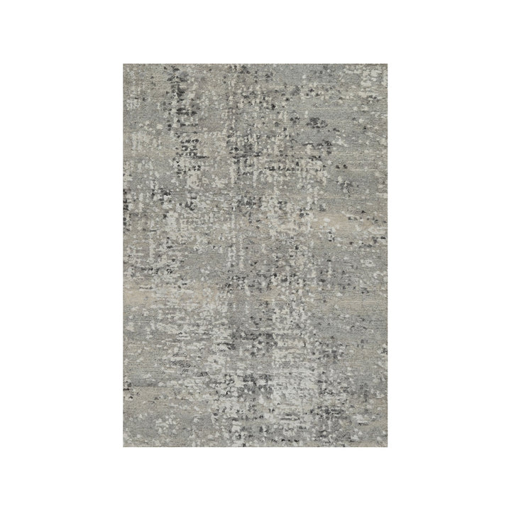 2'0" x 3'0" New Hand Knotted Grey Wool Rectangle Oriental Rug - MOA10291276