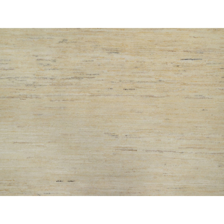 4'9" x 6'4" New Hand Knotted Ivory Wool Rectangle Oriental Rug - MOA10291294