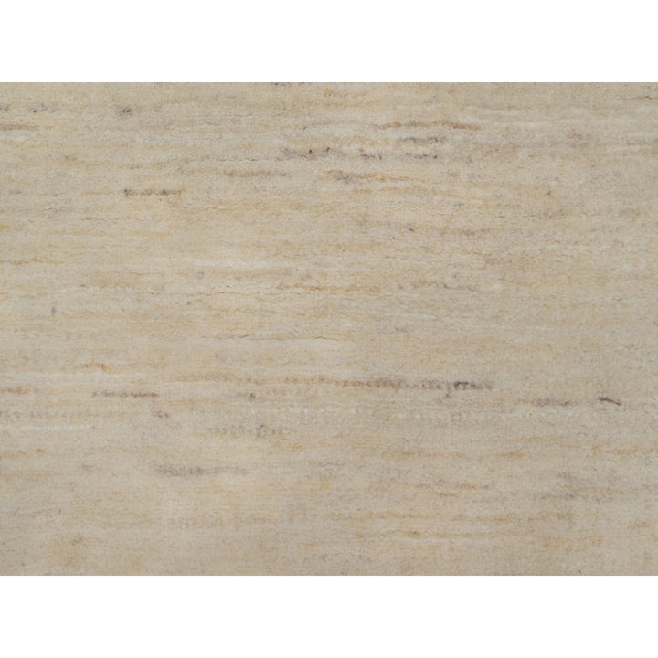 2'0" x 3'0" New Hand Knotted Ivory Wool Rectangle Oriental Rug - MOA10291295