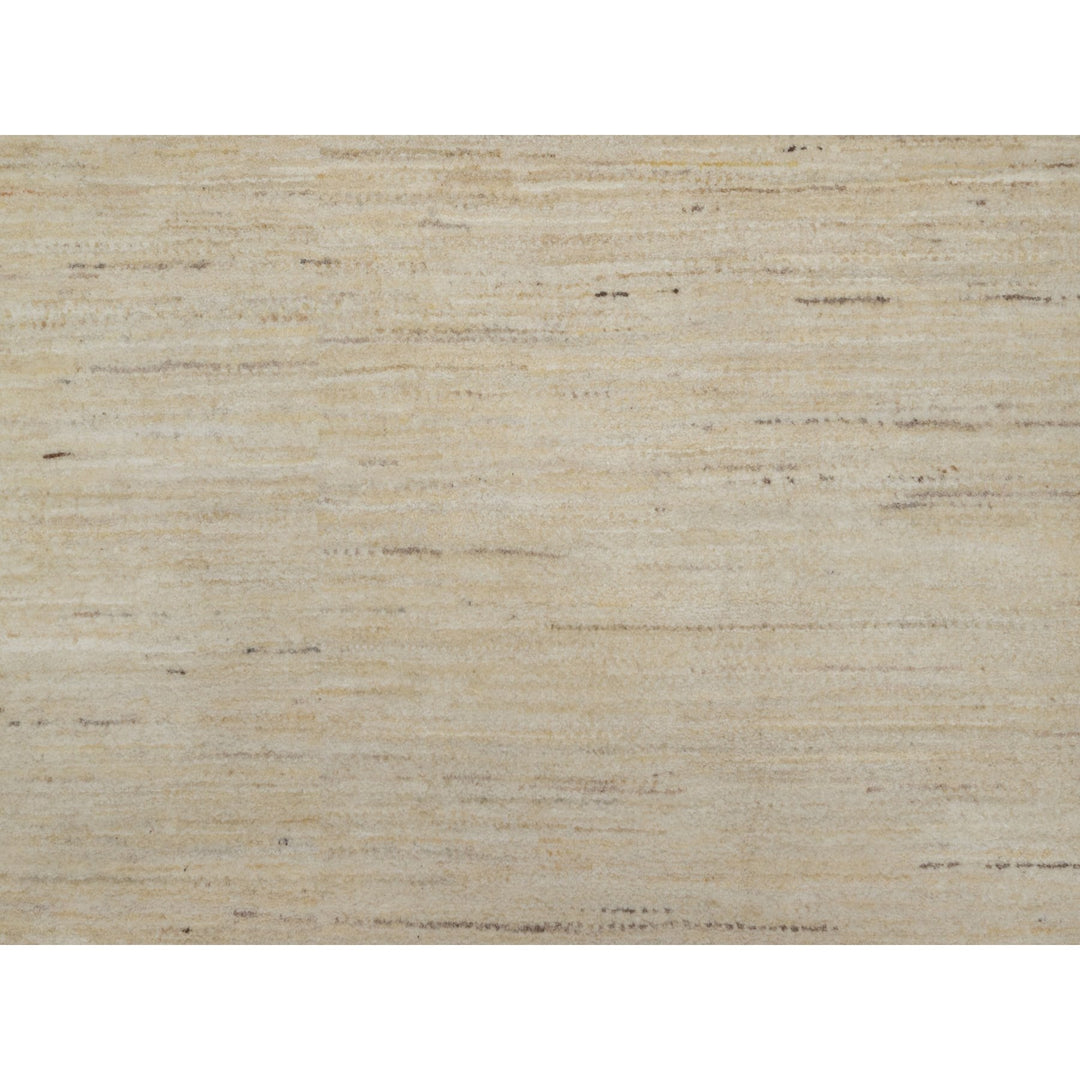 6'0" x 11'10" New Hand Knotted Ivory Wool Runner Oriental Rug - MOA10291298
