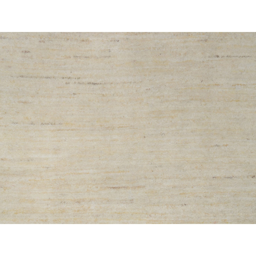 2'8" x 15'11" New Hand Knotted Ivory Wool Runner Oriental Rug - MOA10291304