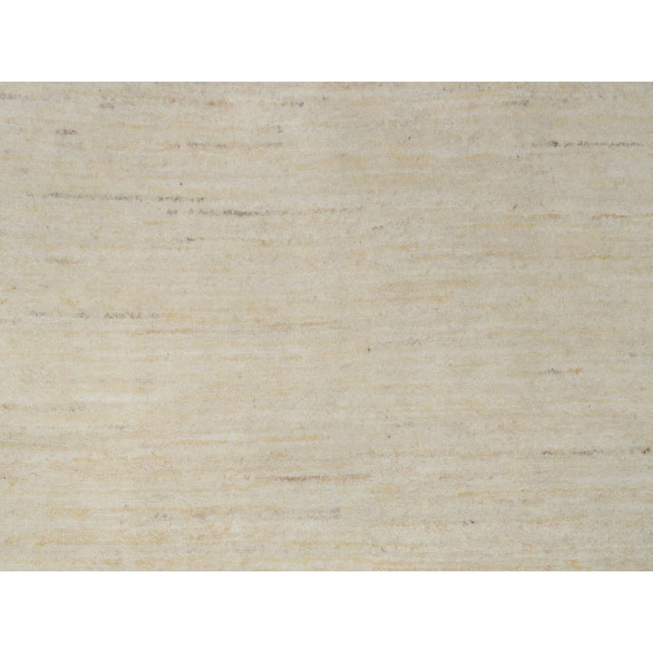 2'8" x 15'11" New Hand Knotted Ivory Wool Runner Oriental Rug - MOA10291304