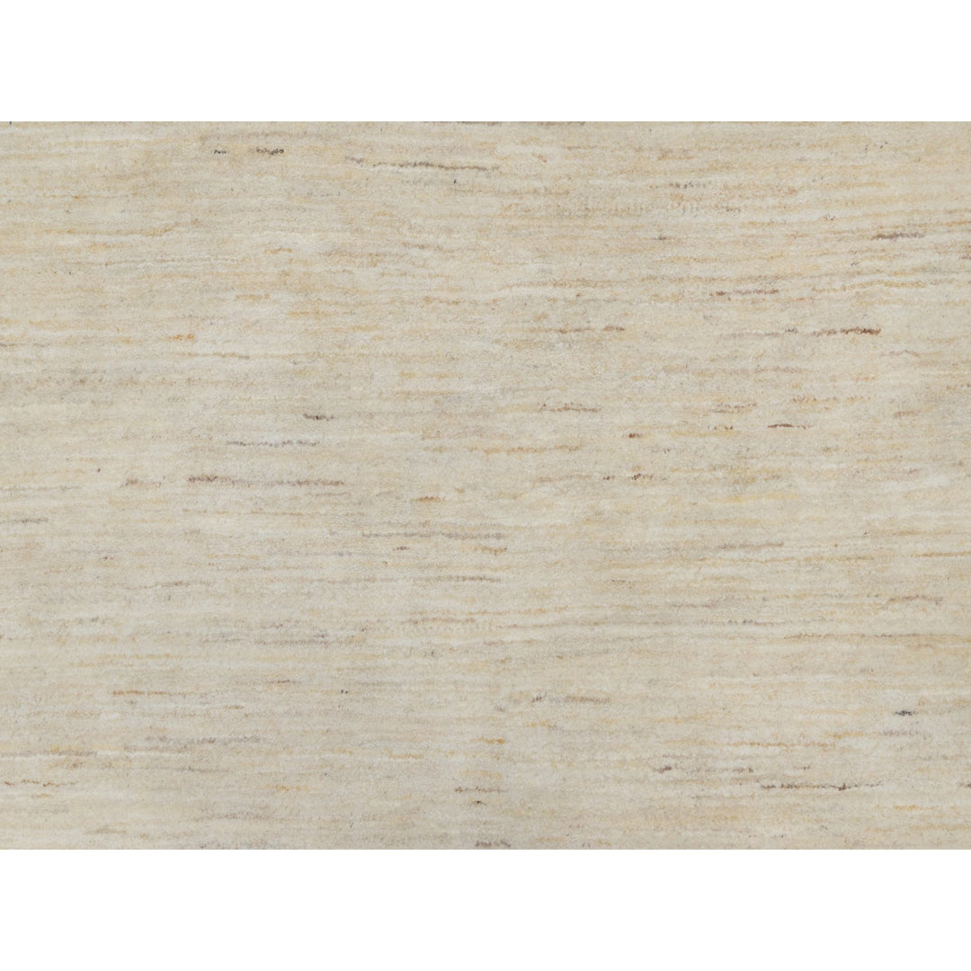 11'4" x 11'4" New Hand Knotted Ivory Wool Round Oriental Rug - MOA10291306