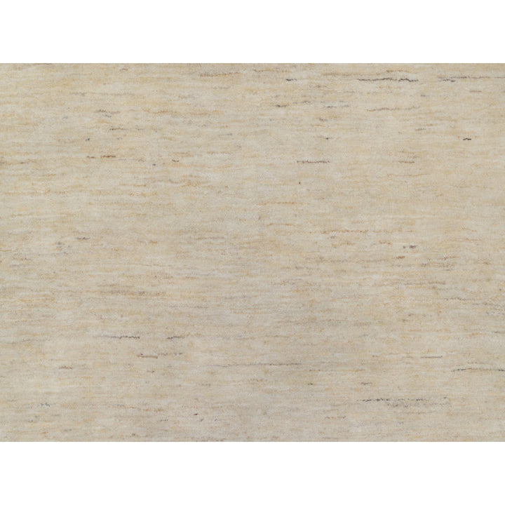 8'1" x 15'10" New Hand Knotted Ivory Wool Runner Oriental Rug - MOA10291309