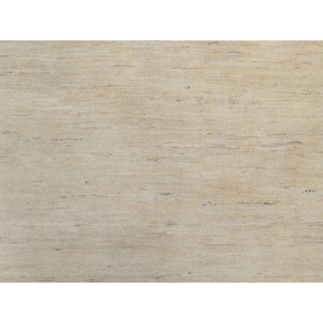9'0" x 9'0" New Hand Knotted Ivory Wool Round Oriental Rug - MOA10291310