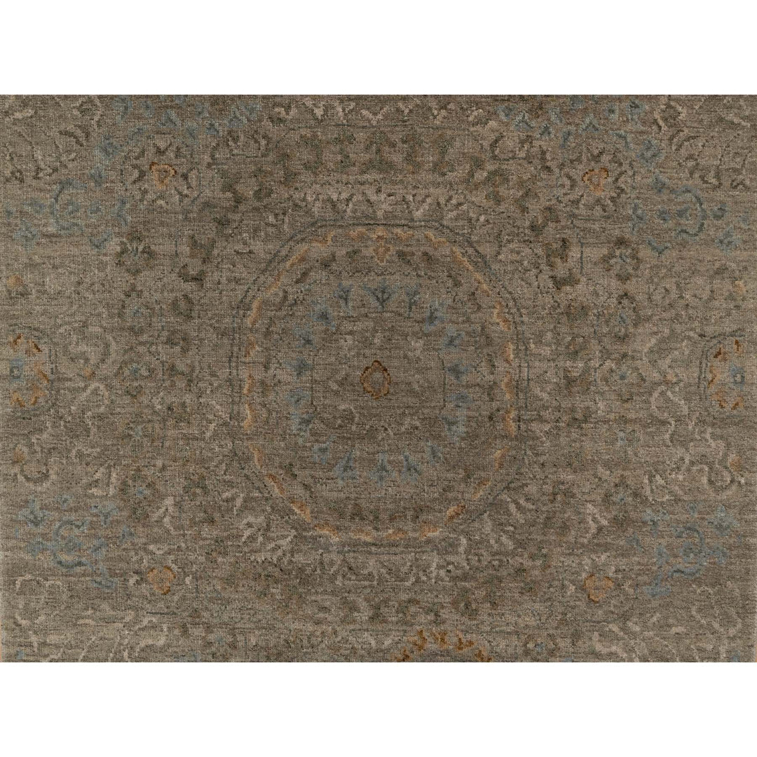 3'0" x 3'11" New Hand Knotted Brown Wool Rectangle Oriental Rug - MOA10291359