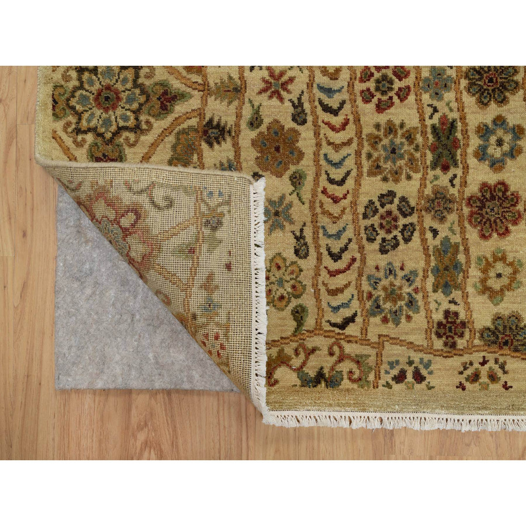 5'0" x 8'2" New Hand Knotted Brown Wool Rectangle Oriental Rug - MOA10291362