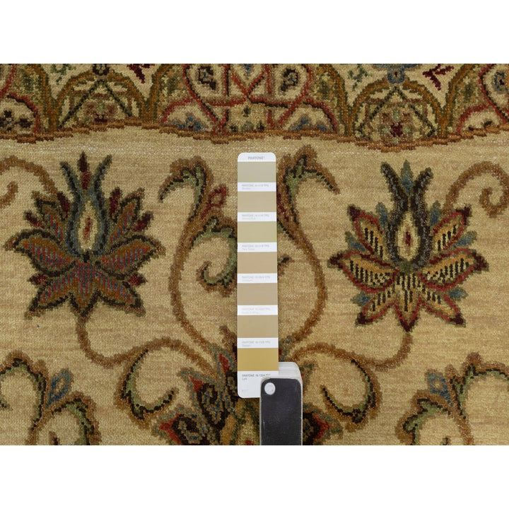 5'0" x 8'2" New Hand Knotted Brown Wool Rectangle Oriental Rug - MOA10291362