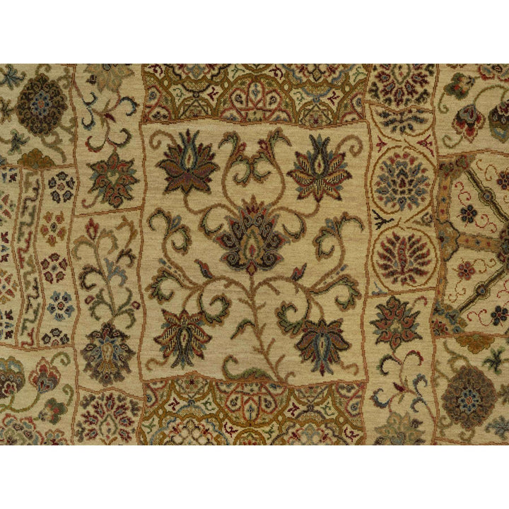 5'0" x 8'2" New Hand Knotted Brown Wool Rectangle Oriental Rug - MOA10291362