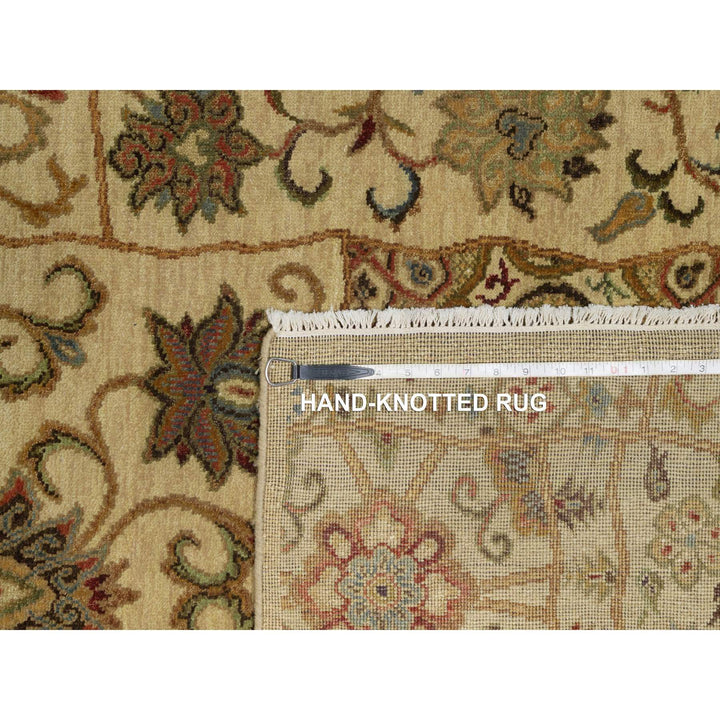 5'0" x 8'2" New Hand Knotted Brown Wool Rectangle Oriental Rug - MOA10291362