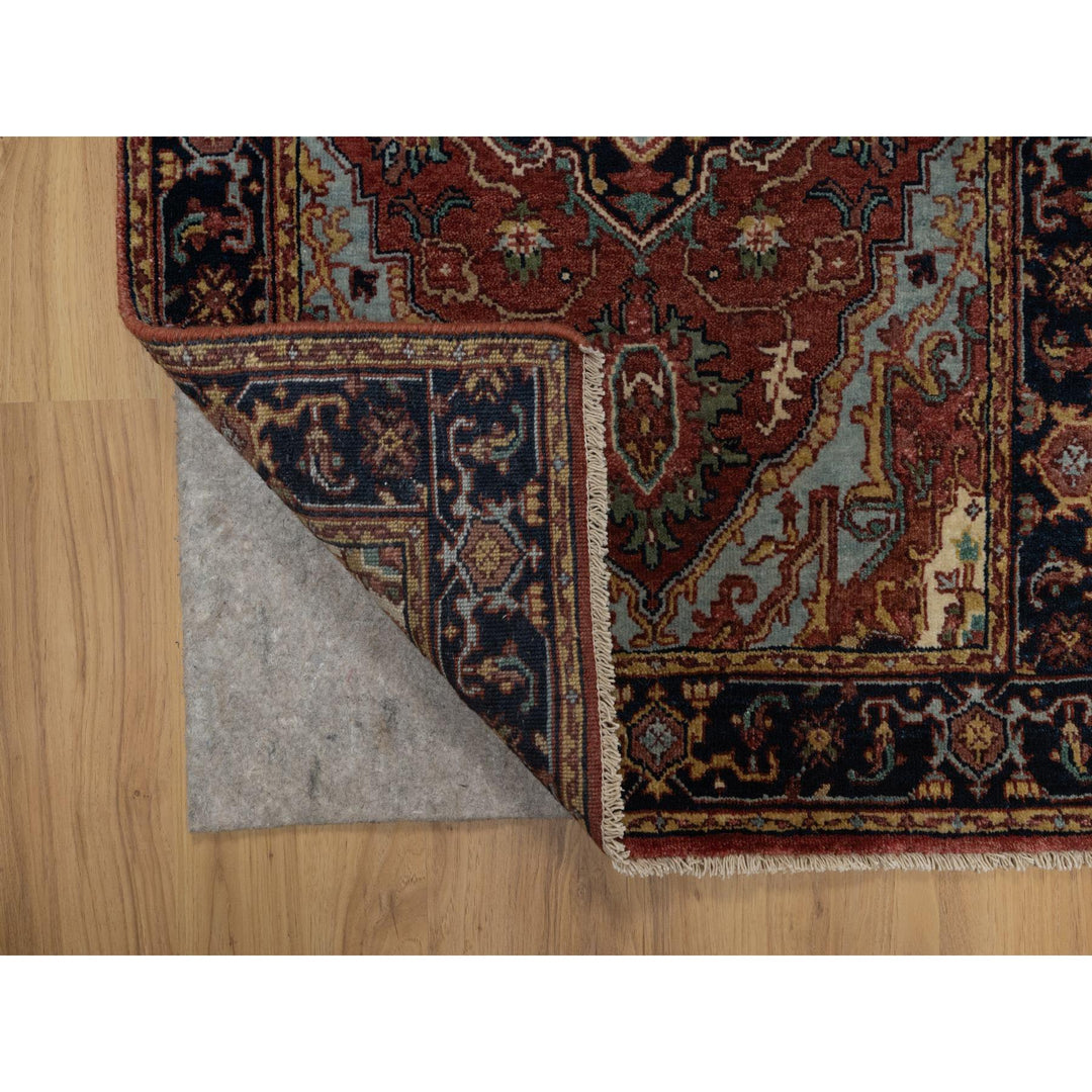 2'7" x 6'1" New Hand Knotted Red Wool Runner Oriental Rug - MOA10291368
