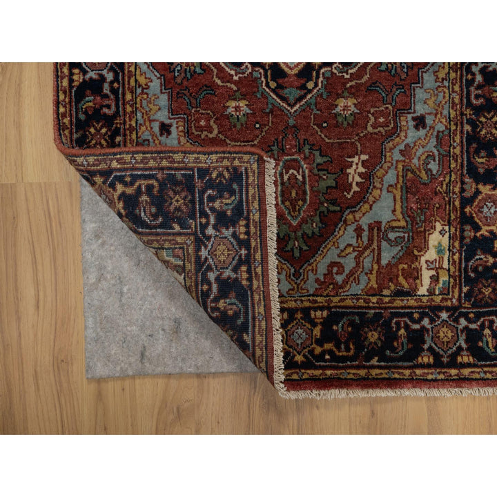 2'7" x 6'1" New Hand Knotted Red Wool Runner Oriental Rug - MOA10291368