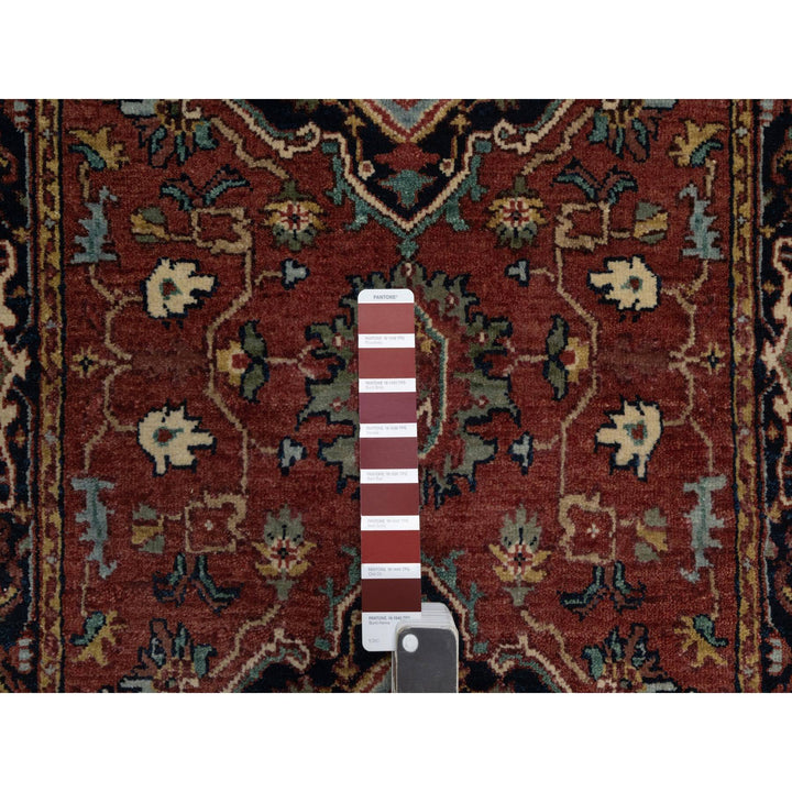 2'7" x 6'1" New Hand Knotted Red Wool Runner Oriental Rug - MOA10291368