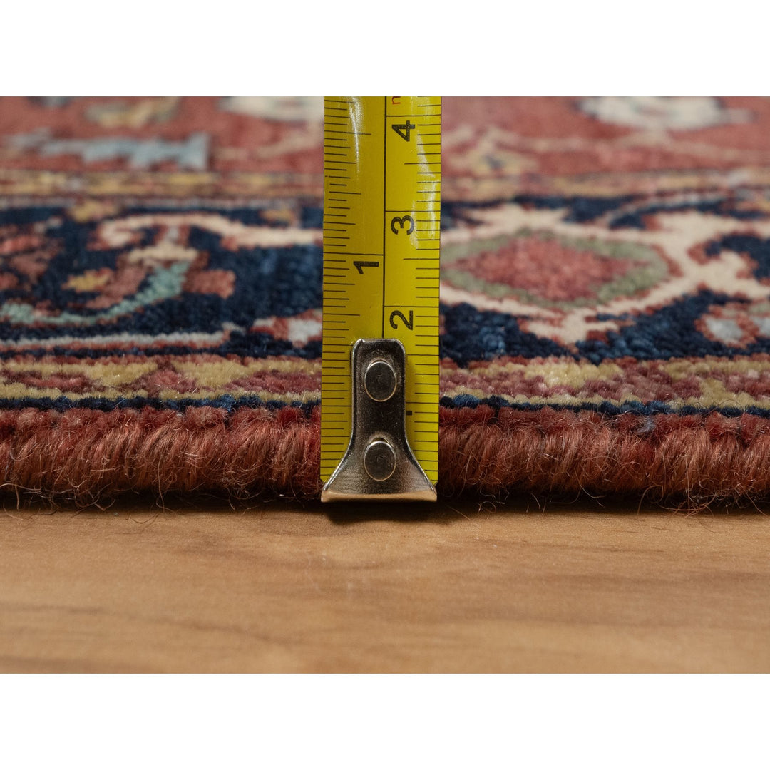 2'7" x 6'1" New Hand Knotted Red Wool Runner Oriental Rug - MOA10291368