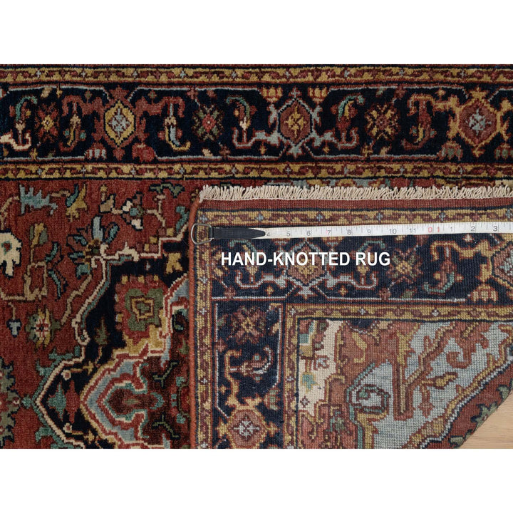 2'7" x 6'1" New Hand Knotted Red Wool Runner Oriental Rug - MOA10291368