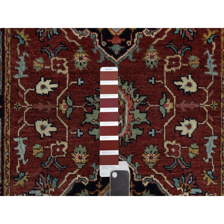 2'7" x 6'2" New Hand Knotted Red Wool Runner Oriental Rug - MOA10291369
