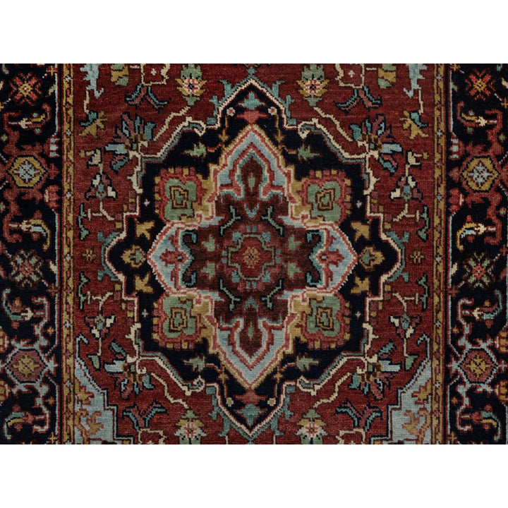 2'7" x 6'2" New Hand Knotted Red Wool Runner Oriental Rug - MOA10291369