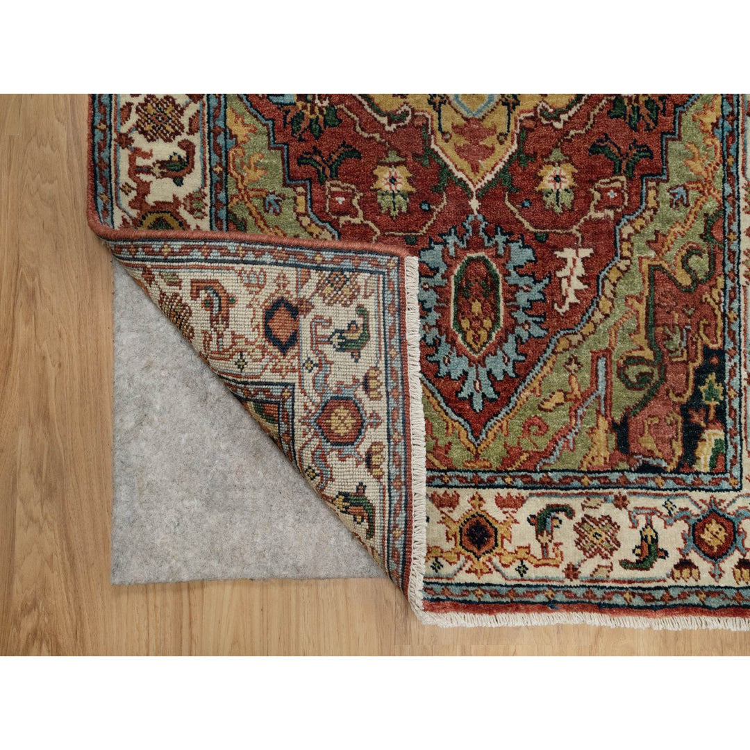 2'6" x 8'2" New Hand Knotted Red Wool Runner Oriental Rug - MOA10291372