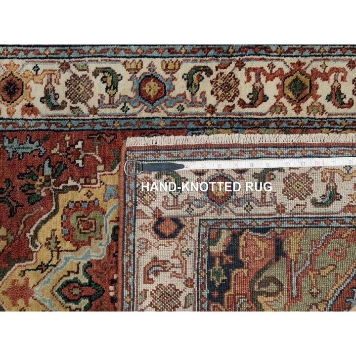 2'6" x 8'2" New Hand Knotted Red Wool Runner Oriental Rug - MOA10291372
