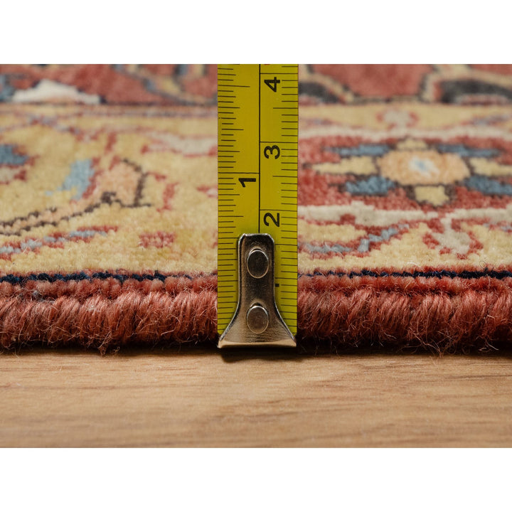 2'6" x 6'1" New Hand Knotted Red Wool Runner Oriental Rug - MOA10291374