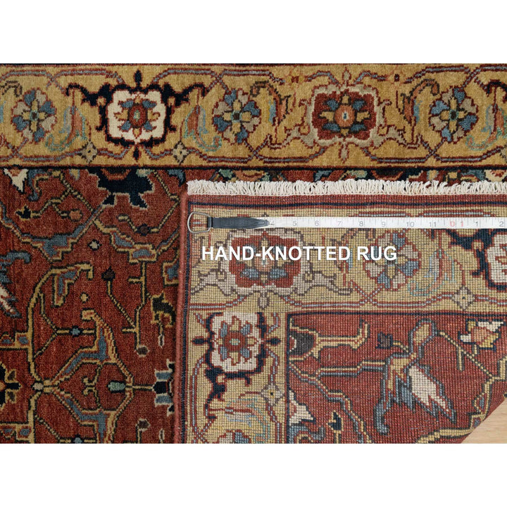 2'6" x 6'1" New Hand Knotted Red Wool Runner Oriental Rug - MOA10291374