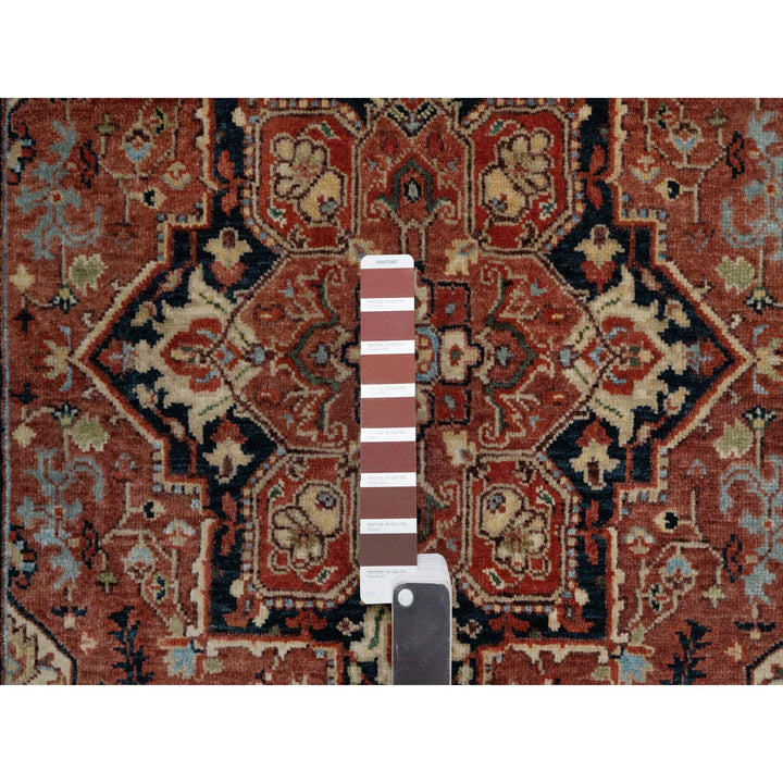 3'2" x 5'2" New Hand Knotted Red Wool Rectangle Oriental Rug - MOA10291376