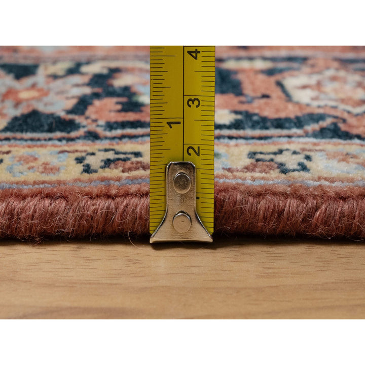 3'2" x 5'2" New Hand Knotted Red Wool Rectangle Oriental Rug - MOA10291376
