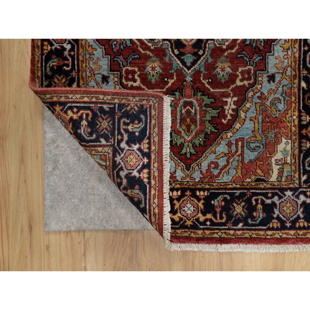 2'8" x 6'2" New Hand Knotted Red Wool Runner Oriental Rug - MOA10291377