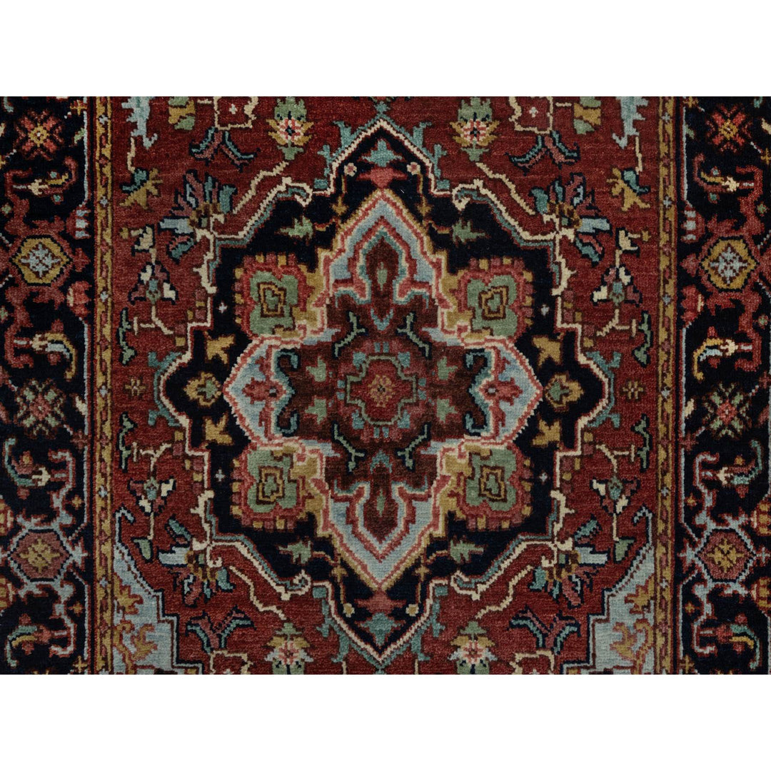 2'8" x 6'2" New Hand Knotted Red Wool Runner Oriental Rug - MOA10291377