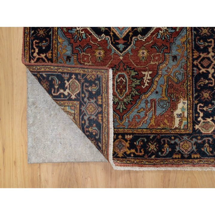 2'7" x 8'1" New Hand Knotted Red Wool Runner Oriental Rug - MOA10291378