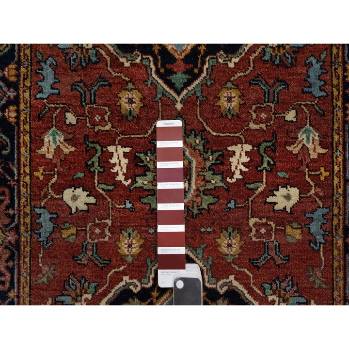 2'7" x 8'1" New Hand Knotted Red Wool Runner Oriental Rug - MOA10291378