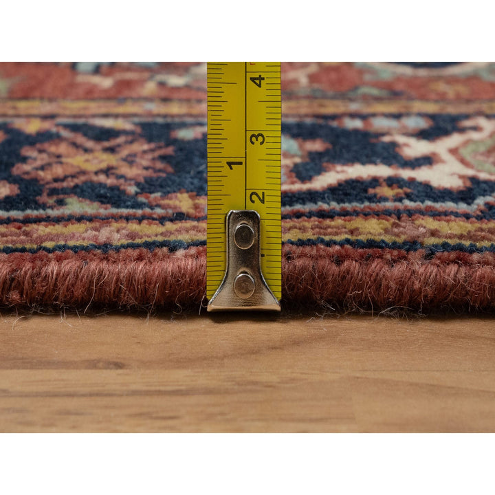 2'7" x 8'1" New Hand Knotted Red Wool Runner Oriental Rug - MOA10291378