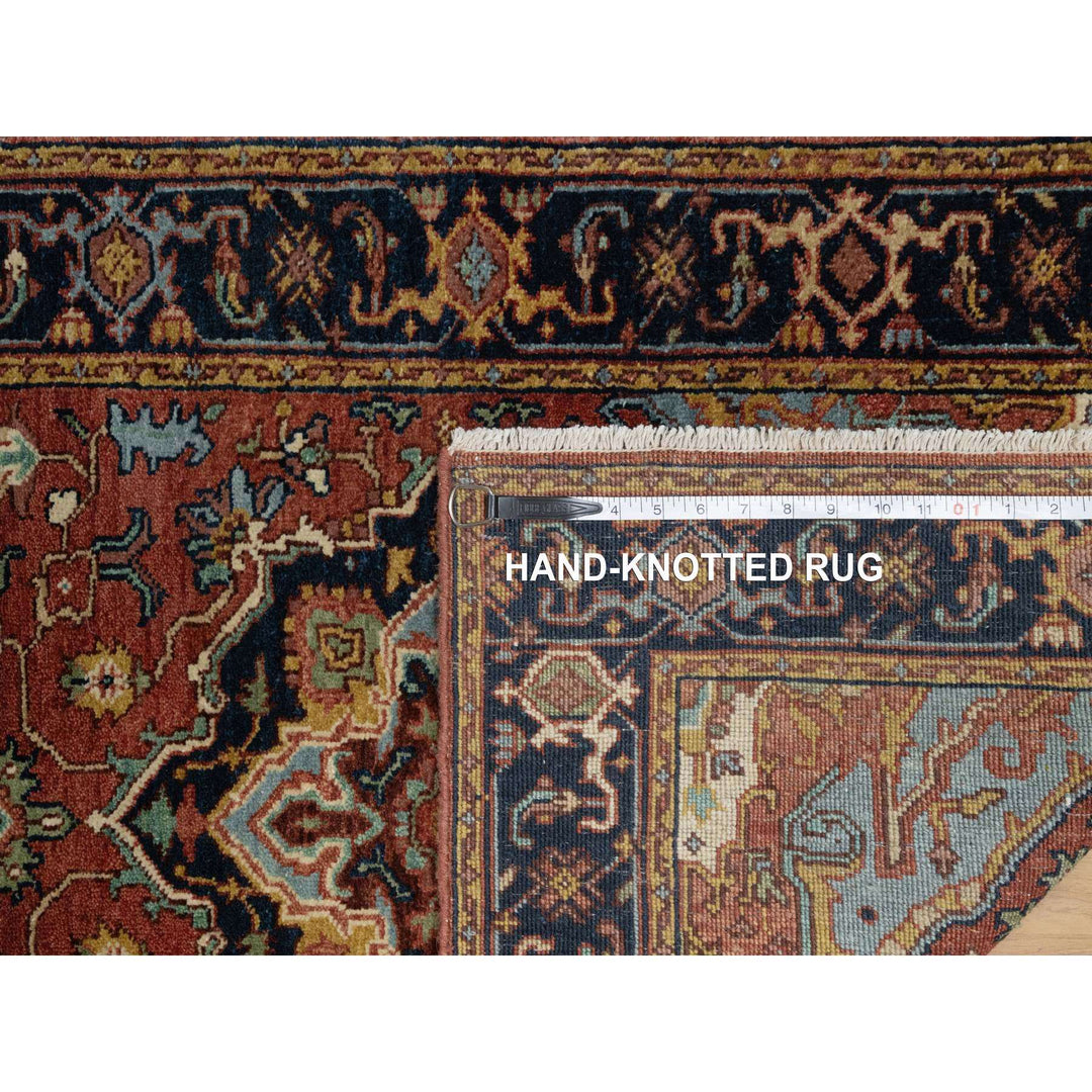 2'7" x 8'1" New Hand Knotted Red Wool Runner Oriental Rug - MOA10291378