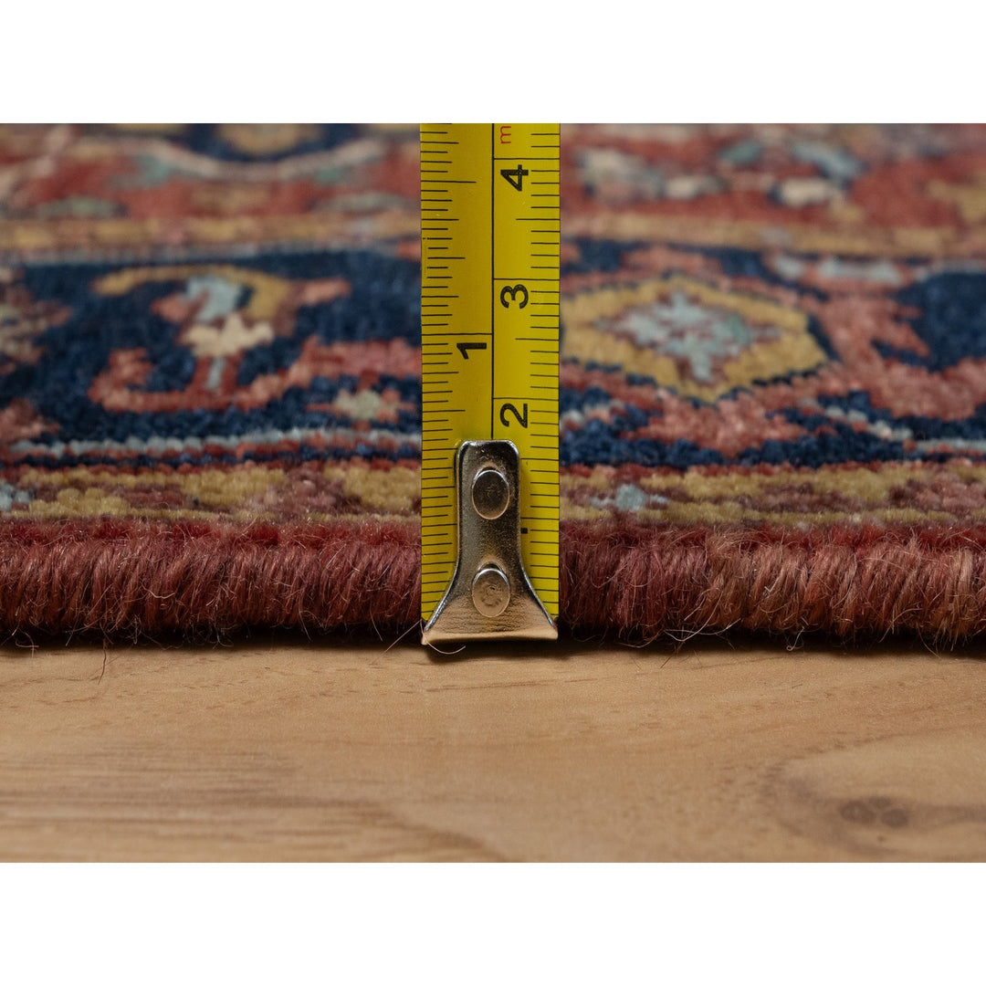 2'7" x 10'0" New Hand Knotted Red Wool Runner Oriental Rug - MOA10291379