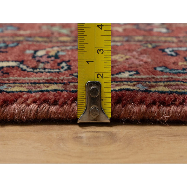 2'7" x 8'2" New Hand Knotted Red Wool Runner Oriental Rug - MOA10291380