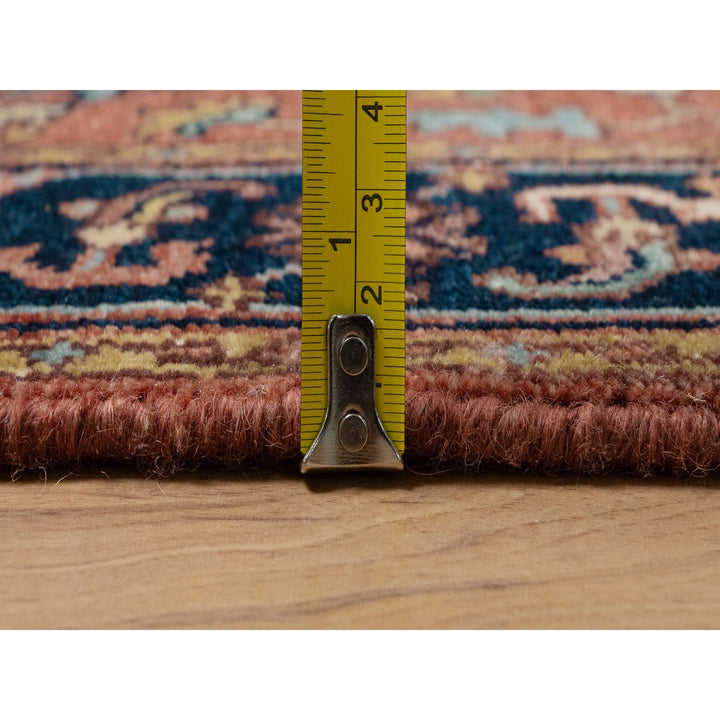 2'7" x 10'1" New Hand Knotted Red Wool Runner Oriental Rug - MOA10291382
