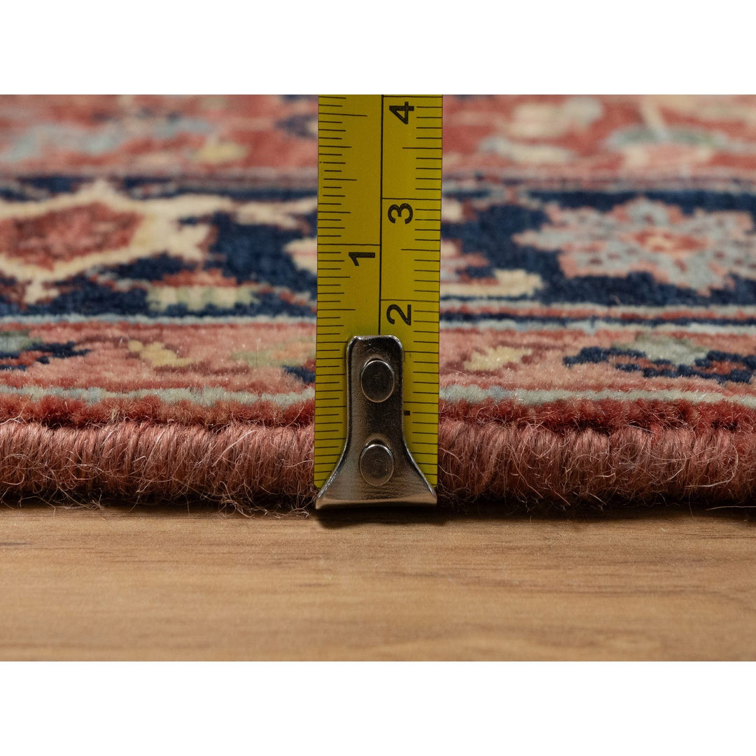 2'7" x 10'2" New Hand Knotted Red Wool Runner Oriental Rug - MOA10291383
