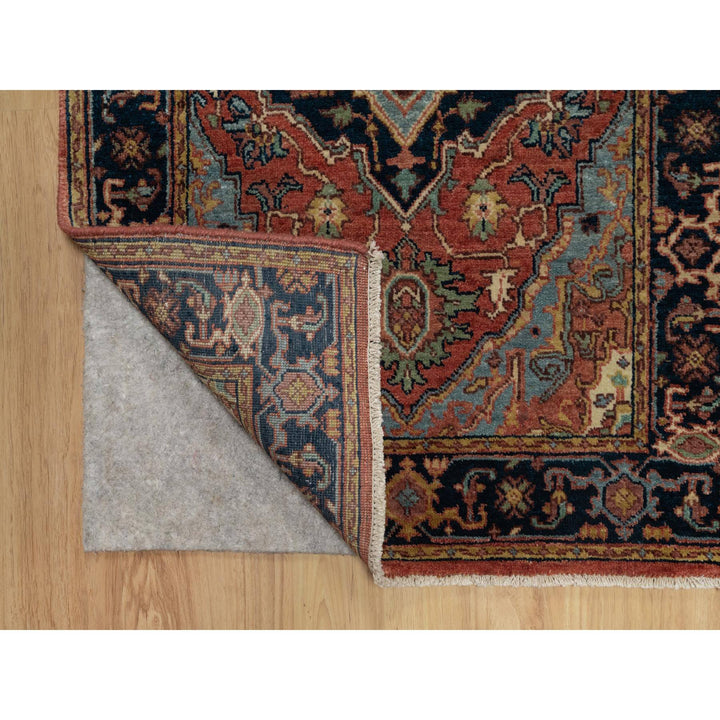 2'6" x 8'3" New Hand Knotted Red Wool Runner Oriental Rug - MOA10291384