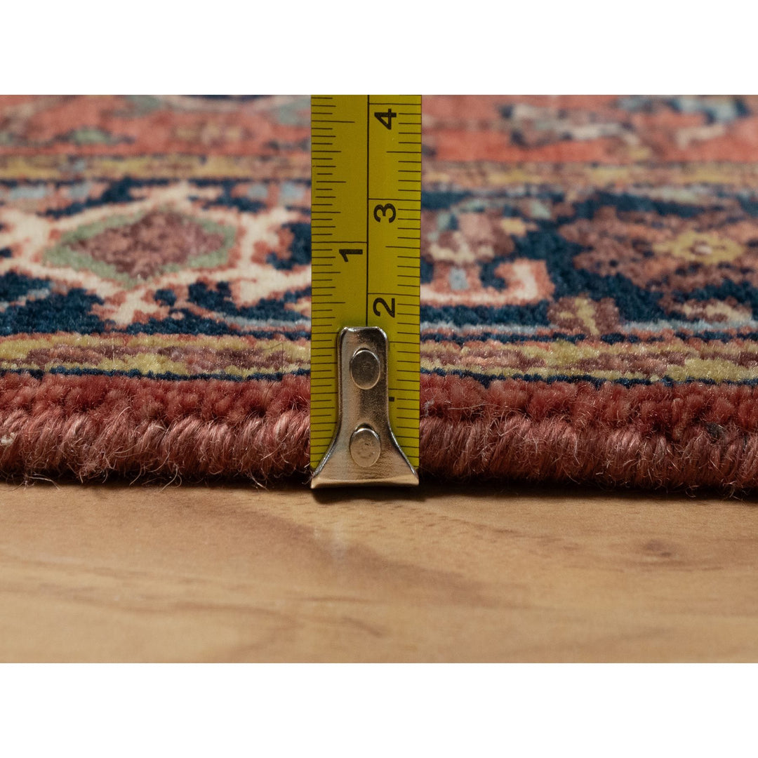 2'6" x 8'3" New Hand Knotted Red Wool Runner Oriental Rug - MOA10291384