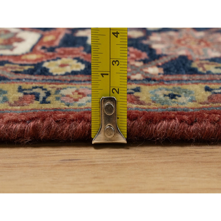5'2" x 7'2" New Hand Knotted Red Wool Rectangle Oriental Rug - MOA10291393