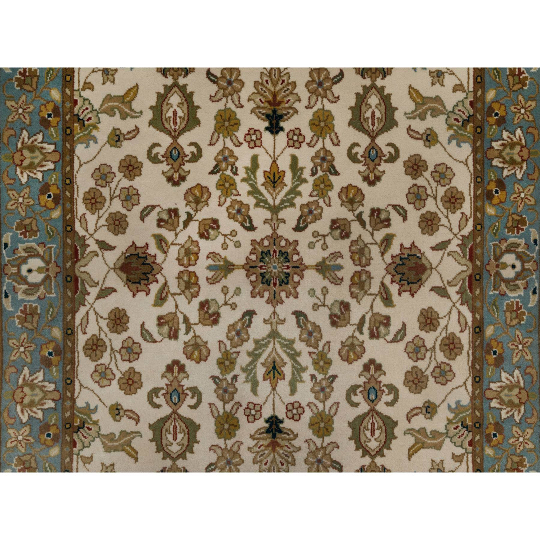 3'0" x 4'11" New Hand Knotted Ivory Wool Rectangle Oriental Rug - MOA10291407