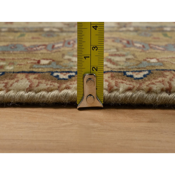 2'10" x 11'11" New Hand Knotted Brown Wool & Silk Runner Oriental Rug - MOA10291410