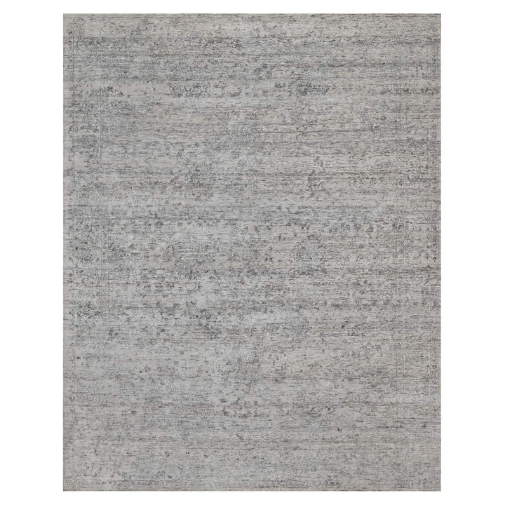 7'10" x 10'0" New Hand Knotted Ivory Wool Rectangle Oriental Rug - MOA10291423
