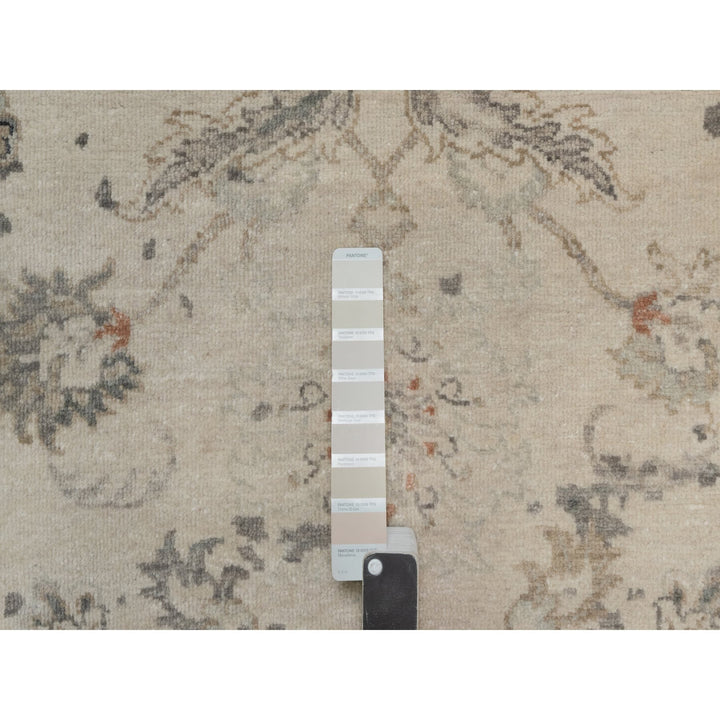 9'0" x 12'2" New Hand Knotted Black Wool Rectangle Oriental Rug - MOA10291441