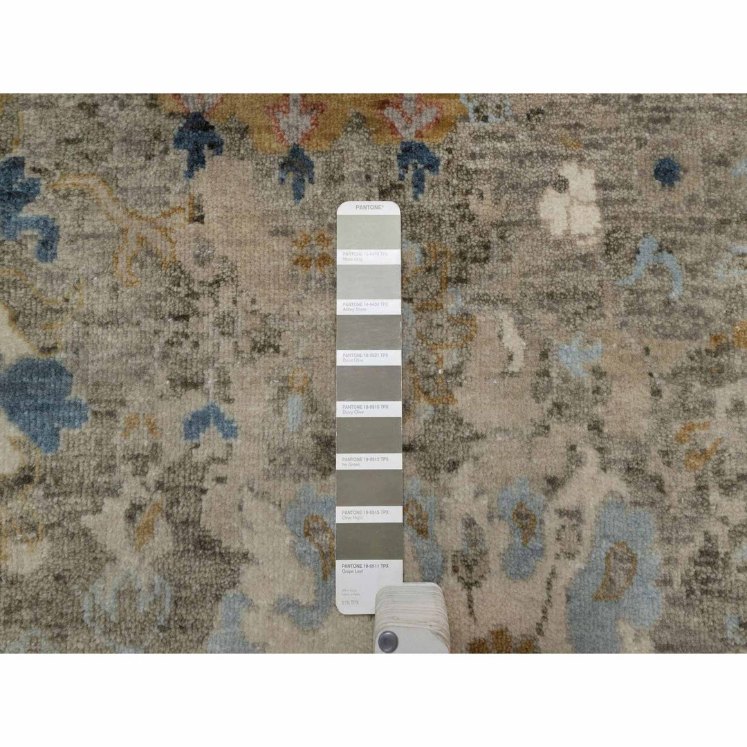 2'0" x 3'1" New Hand Knotted Brown Wool Rectangle Oriental Rug - MOA10291447
