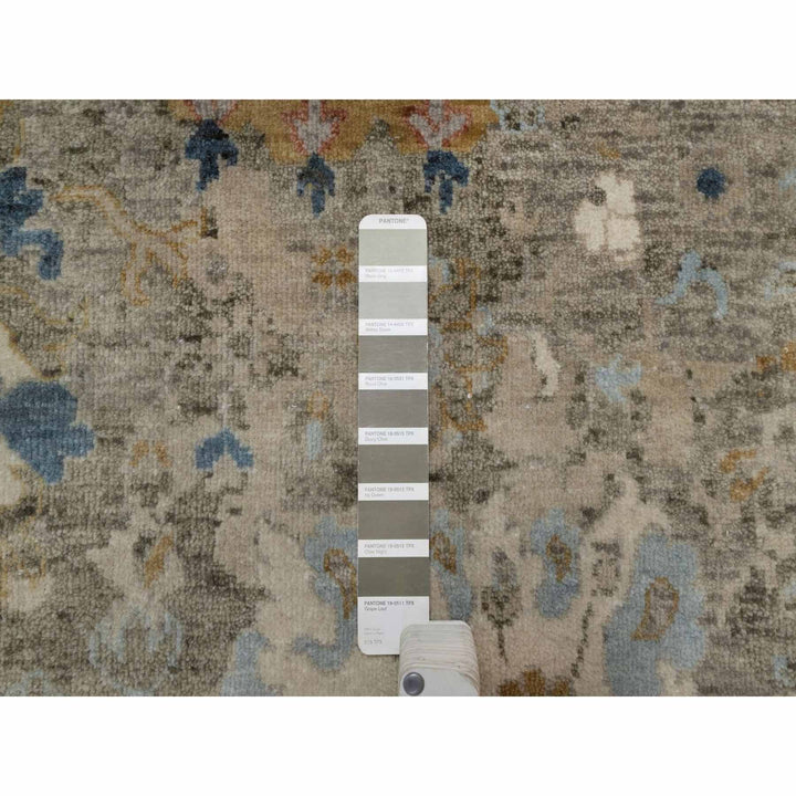 2'0" x 3'1" New Hand Knotted Brown Wool Rectangle Oriental Rug - MOA10291447
